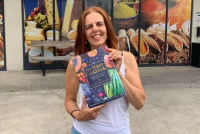 Betty Chetcuti sold her book 'My Vegan Cookbook'