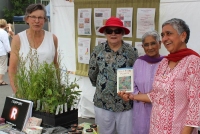 Eltham Bookshop hosted a table selling bush food books and native bush food plants.