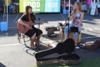 Chloe Amberfox (singer/guitarist) and Sally Koster (singer/multi-instrumentalist) are a quirky duo who use humour and fun lyrics to connect with their audience.