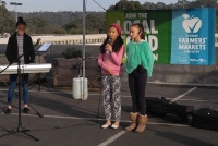 The Cuz (aka Amber, Naomi and Natalie), from Warrandyte, sang and played keyboards.