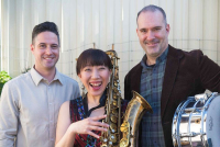 The Early Birds are a quartet (Mihoko Abe on tenor sax, Ben Hooper on piano, Anthony Pell on double bass and Neal Landry on drums) that play lesser-known modern jazz classics from the 1950s and 1960s.